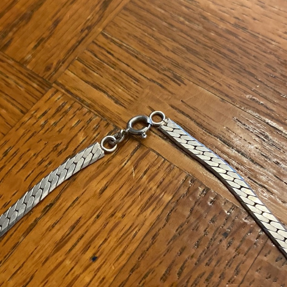 Sterling Silver Solid Serpentine Chain - image 6